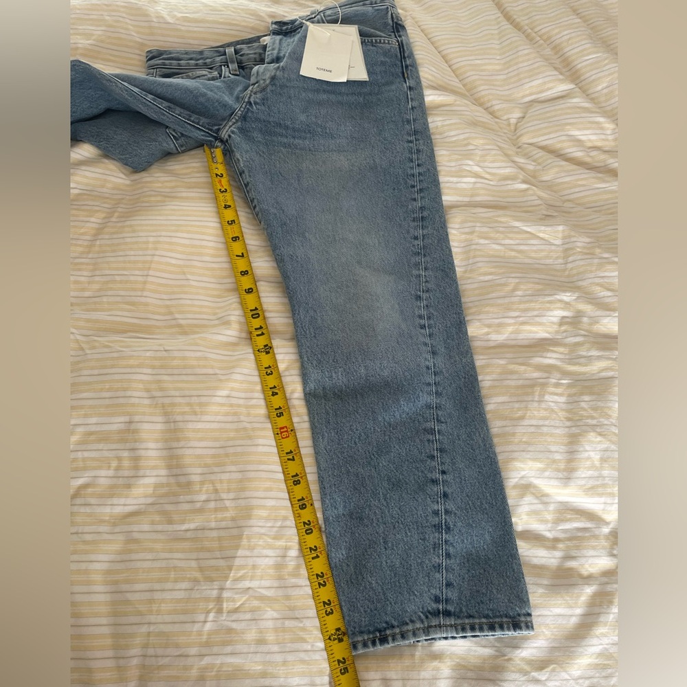 Toteme Twisted seam denim worn blue NWT - Picture 8 of 10